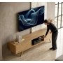 Szafka RTV-34 Drewno Lite Dąb Loft Lakier Rozmiary od 100 cm do 200 cm PREMIUM